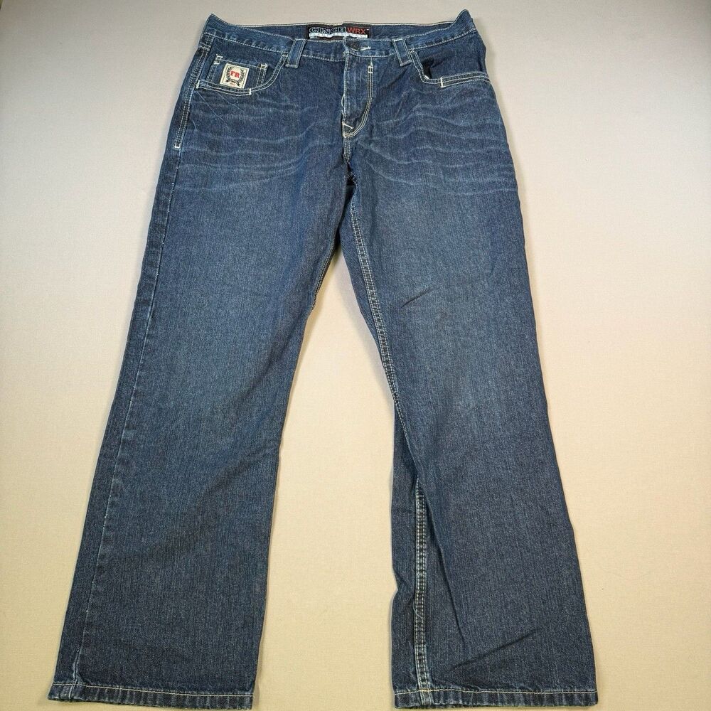 Cinch WRX FR Carter Jeans Men 34x30 Flame Resistant CAT2 Workwear Western Denim